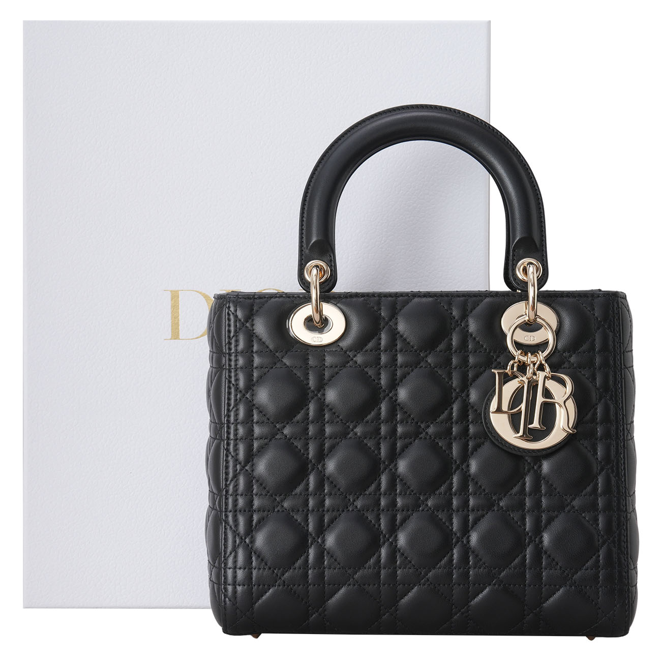 CHRISTIAN DIOR(USED)디올 레이디 디올 미듐